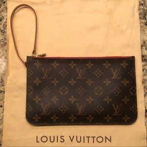 Authentic Louis Vuitton Zippered Clutch / Pouch